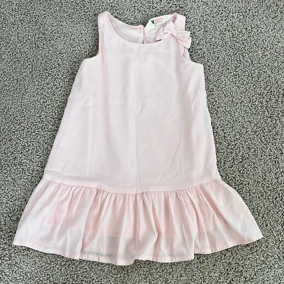 Girls - Pink Nylon dress with a bow - Size: 2-3Y - H&M Girls - Pink Nylon dress with a bow - Size: 2-3Y - H&M